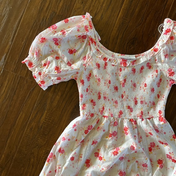 Cosette Smocked Puff Sleeve Dress XS - Picture 5 of 8